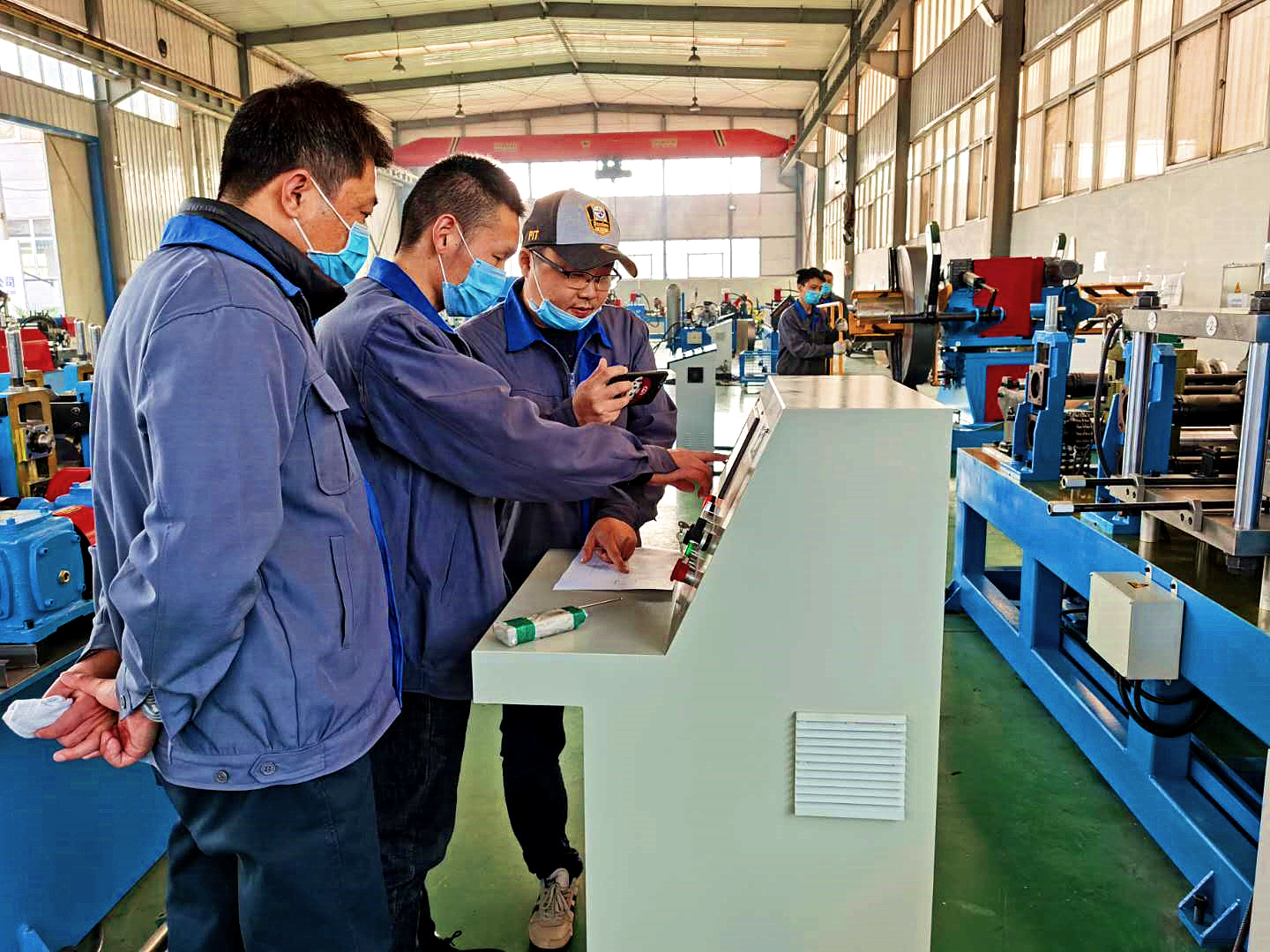 Brother Union Roll Forming Machinery resumed production from lockddown caused by coronavirus