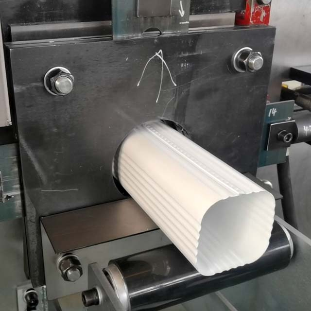 Square downspout elbow machine 2x3 3x3 3x4
